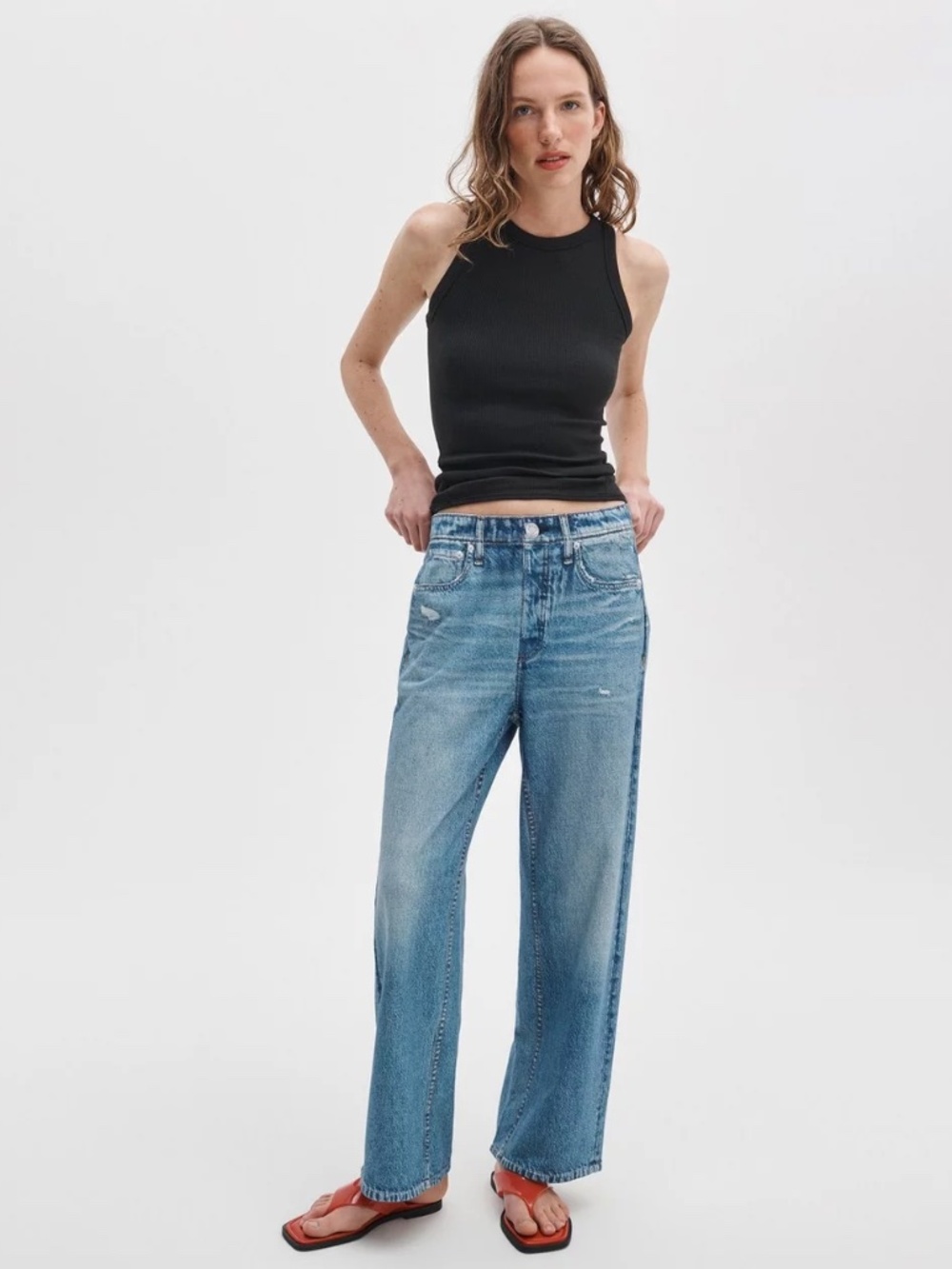 Miramar Wide-Leg Sweatpant Jean
